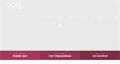 Desktop Screenshot of corefoundation.org