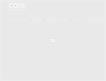 Tablet Screenshot of corefoundation.org